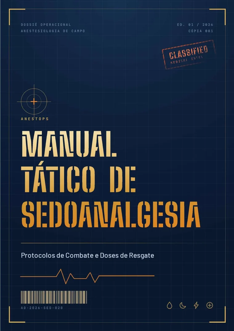 Capa do manual AnestOps — Manual Tático de Sedoanalgesia